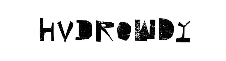 HVDRowdy  Free Fonts Download