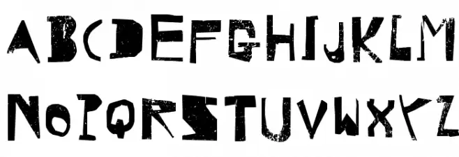 HVDRowdy Шрифта ВЕРХНИЙ