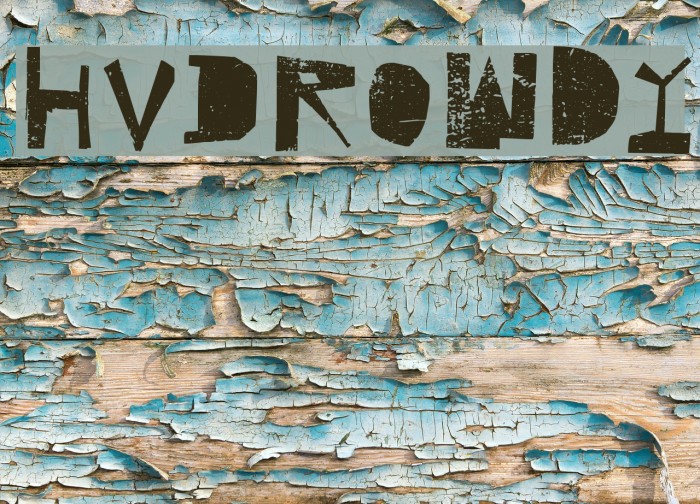 HVDRowdy Font examples