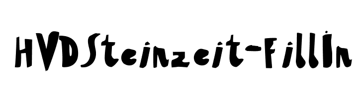 HVDSteinzeit-FillIn  免费字体下载