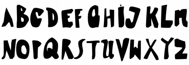 HVDSteinzeit-FillIn Schriftart Groß