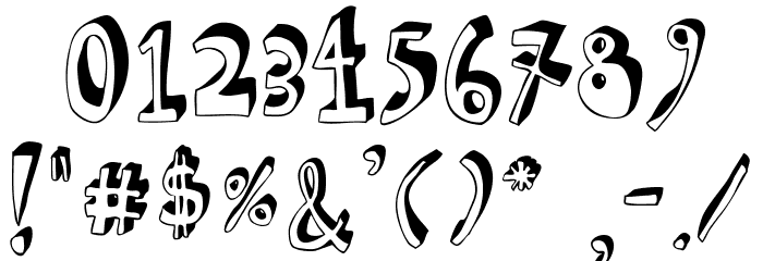 HVDSteinzeit Font OTHER CHARS