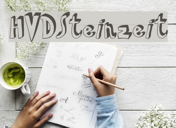 HVDSteinzeit Font examples