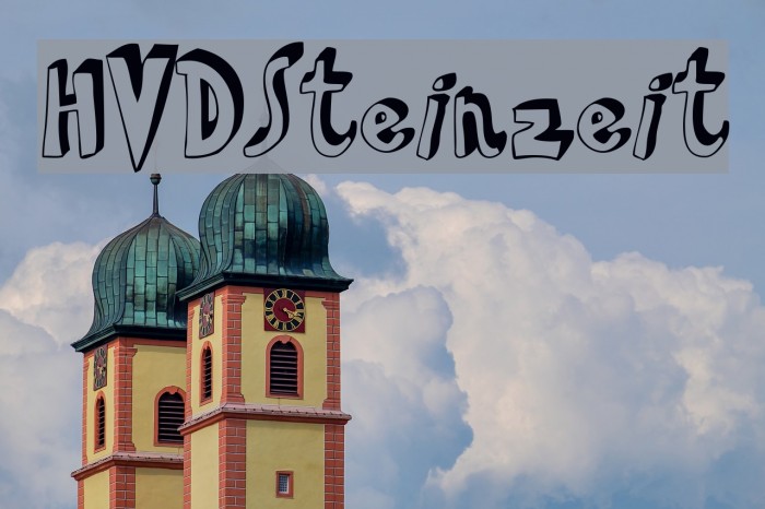 HVDSteinzeit Font examples