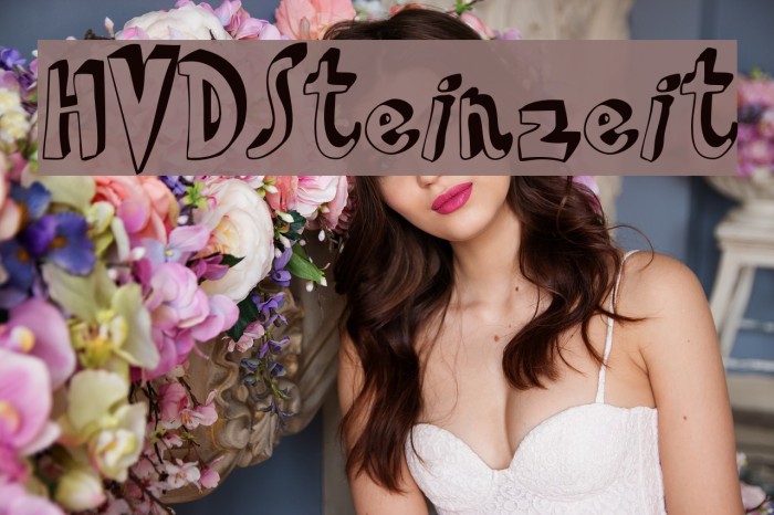 HVDSteinzeit Font examples