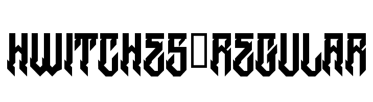 HWitches-Regular  Frei Schriftart Herunterladen