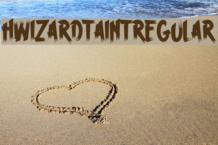 HWizardTaint-Regular Font examples