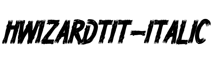 HWizardTit-Italic Font