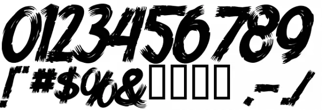 HWizardTit-Italic Font OTHER CHARS