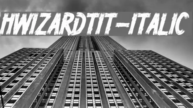 HWizardTit-Italic Font examples