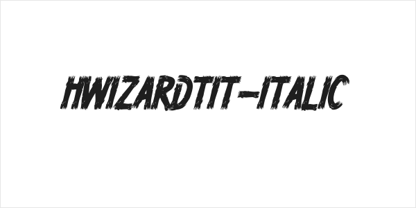HWizardTit-Italic Logo
