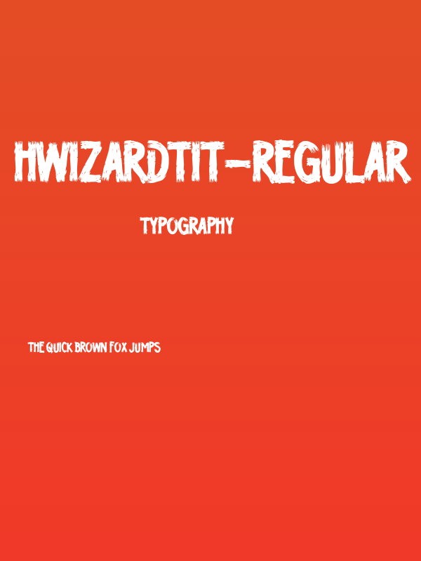 HWizardTit-Regular Poster