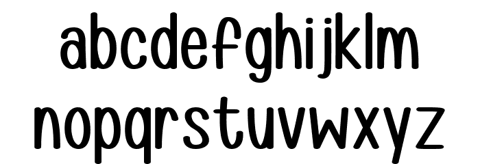 Hwyl fawr Hello Font LOWERCASE