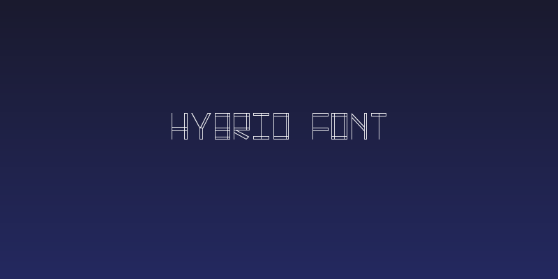 HYBRID  Font Social Header