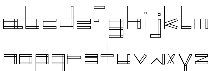 HYBRID Font Font LOWERCASE