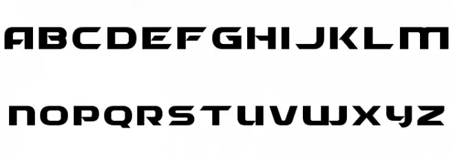 HYDRO-Bold Font UPPERCASE