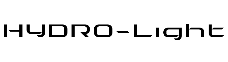 HYDRO-Light  font caratteri gratis