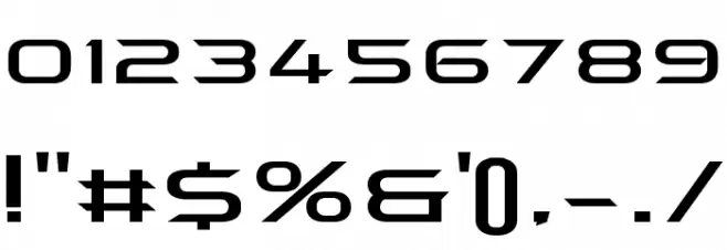 HYDRO-Light Font OTHER CHARS