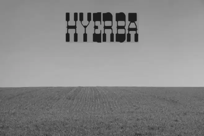 HYERBA Font examples
