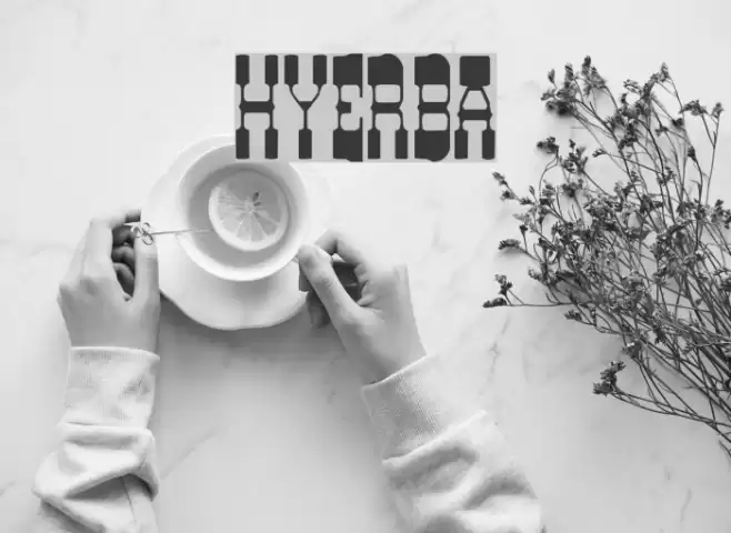 HYERBA Font examples