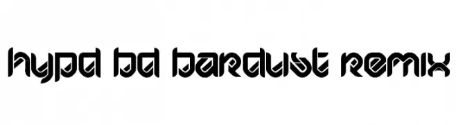 HYPD BD Bardust Remix  नि: शुल्क फ़ॉन्ट्स डाउनलोड