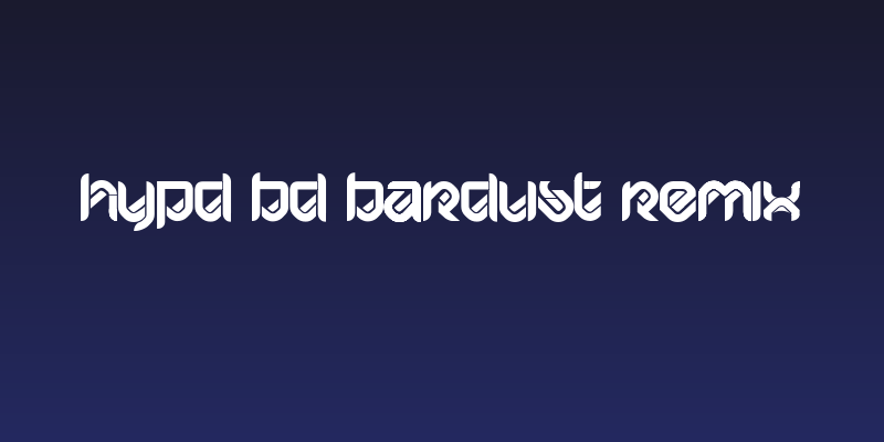 HYPD BD Bardust Remix Social Header