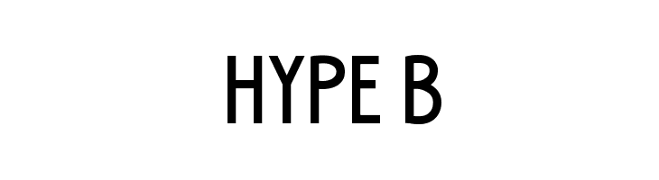 HYPE Bold  Frei Schriftart Herunterladen