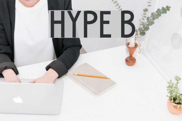 HYPE Bold Font examples