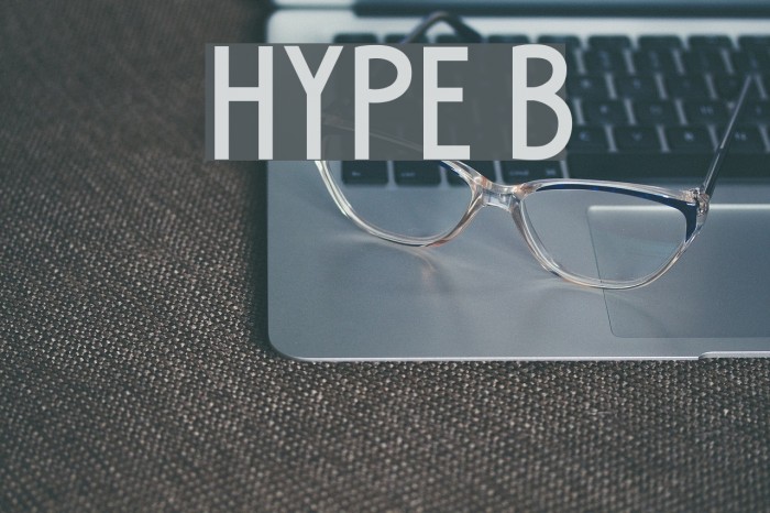 HYPE Bold Font examples