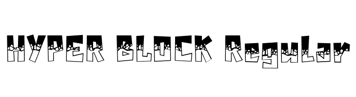 HYPER BLOCK Regular  Frei Schriftart Herunterladen
