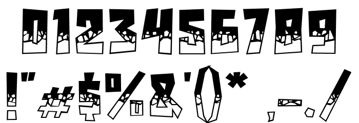 HYPER BLOCK Regular Font OTHER CHARS