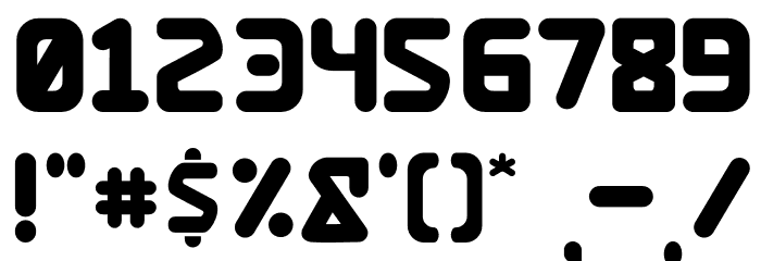 HYPERLOOP Font OTHER CHARS