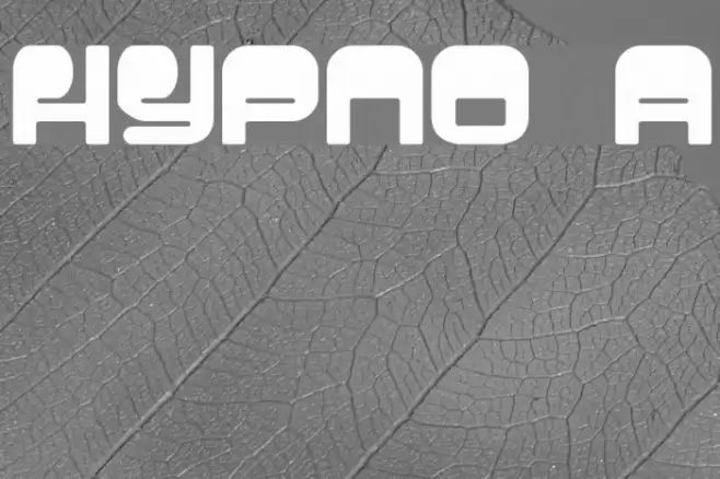 HYPNO Agent Font examples