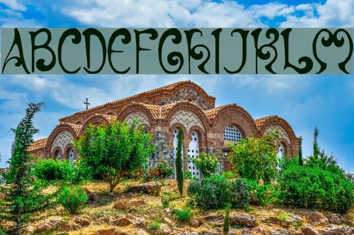 Hyacinth Font examples