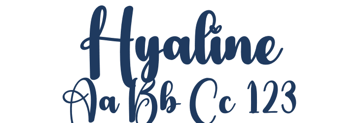 Hyaline Font Preview