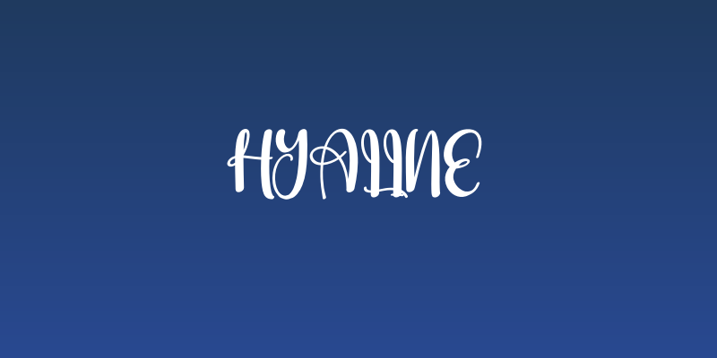 Hyaline Social Header