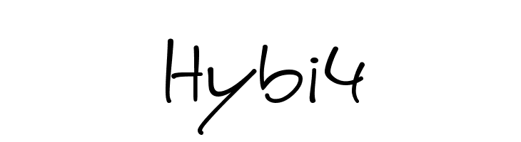 Hybi4  नि: शुल्क फ़ॉन्ट्स डाउनलोड
