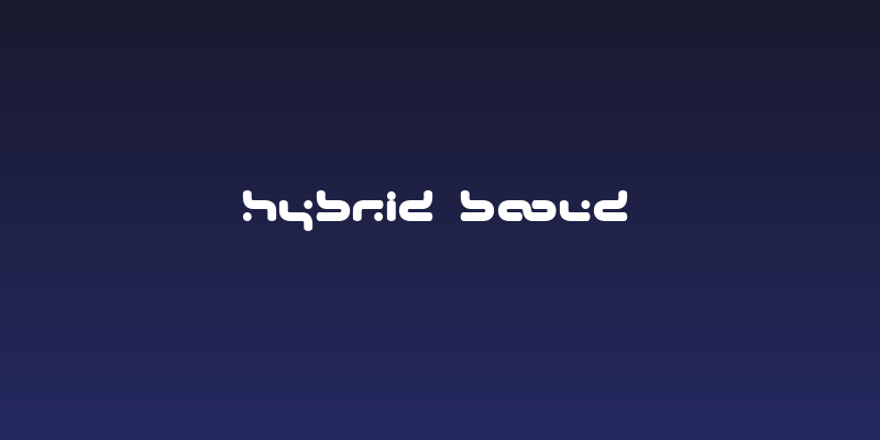 Hybrid Bold Social Header