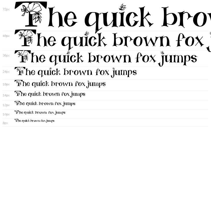 Hybrid Hibiscus Waterfall