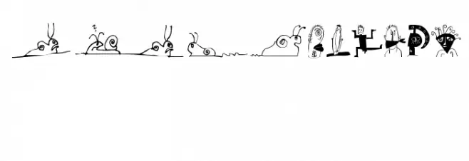 Hybride-Between Font OTHER CHARS