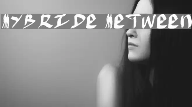 Hybride-Between Font examples