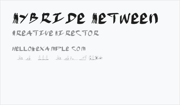 Hybride-Between Business Card