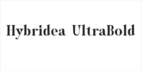Hybridea UltraBold Logo
