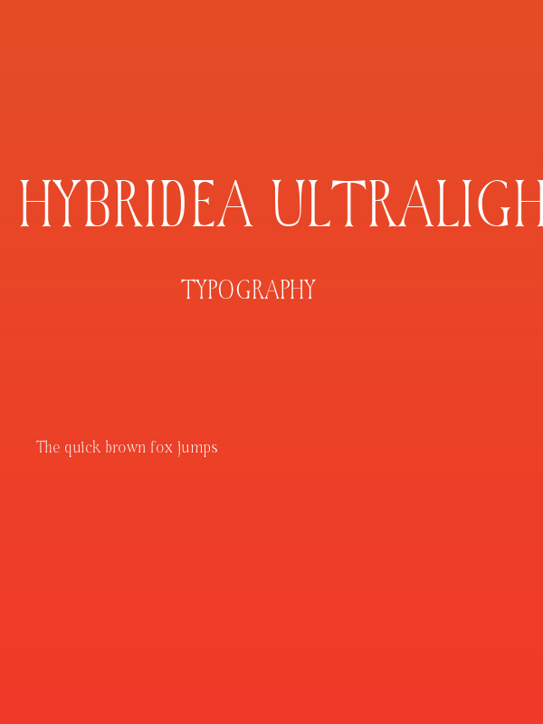 Hybridea UltraLight Poster