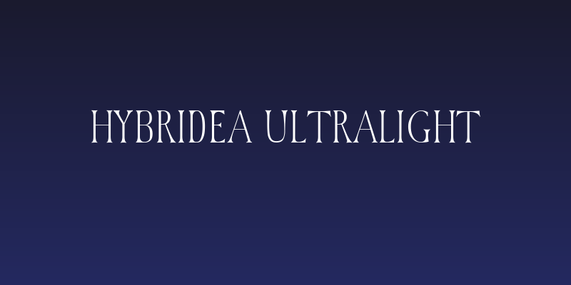 Hybridea UltraLight Social Header