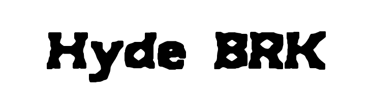 Hyde BRK Font