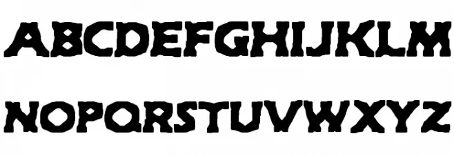 Hyde BRK Font UPPERCASE