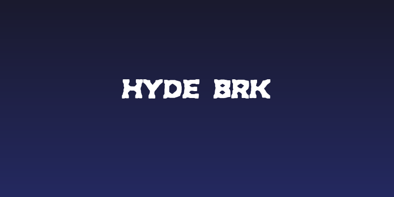 Hyde BRK Social Header
