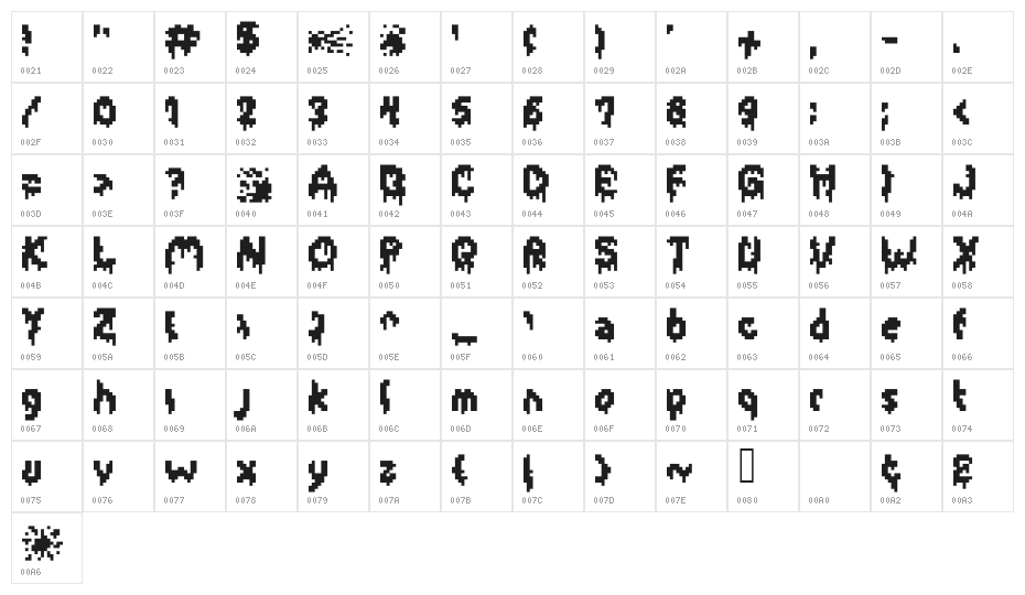 HydratingLip Character Map