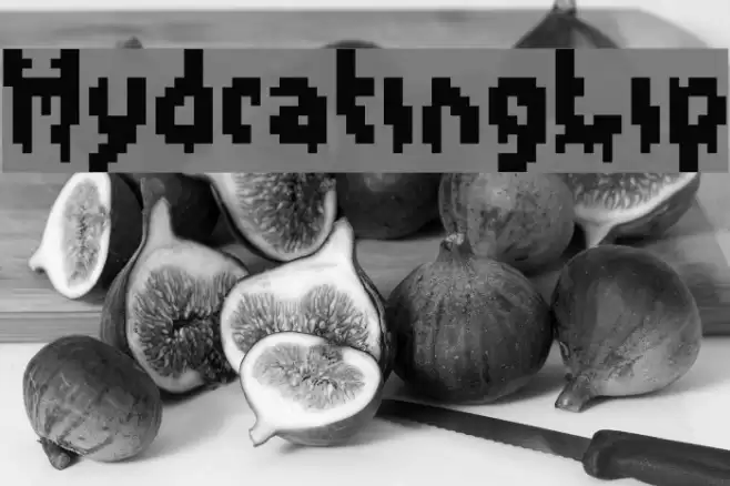 HydratingLip Font examples